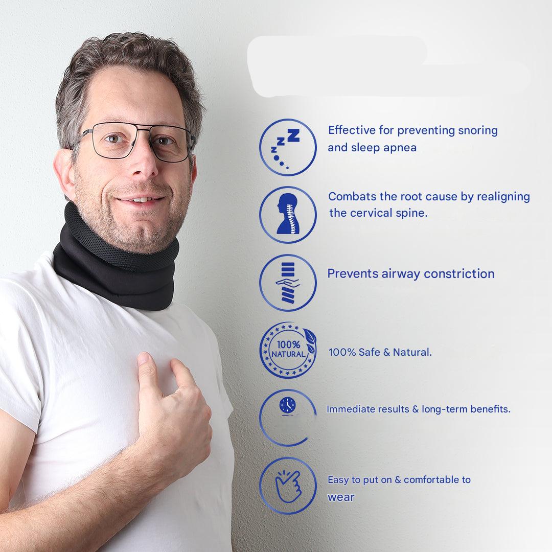 Comfortable Anti-Snoring Pillow for Neck Support and Sleep Position