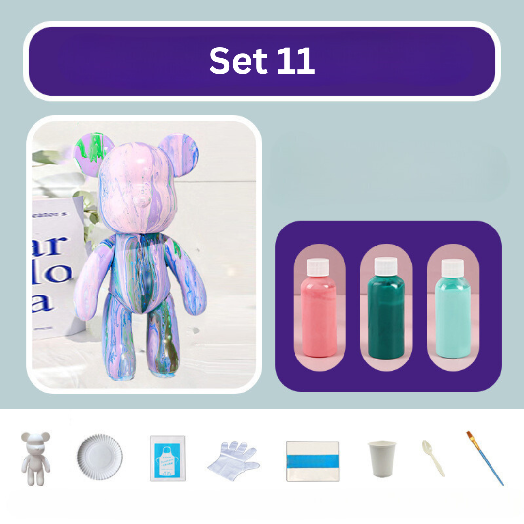 Colorful Bear Plush Toy