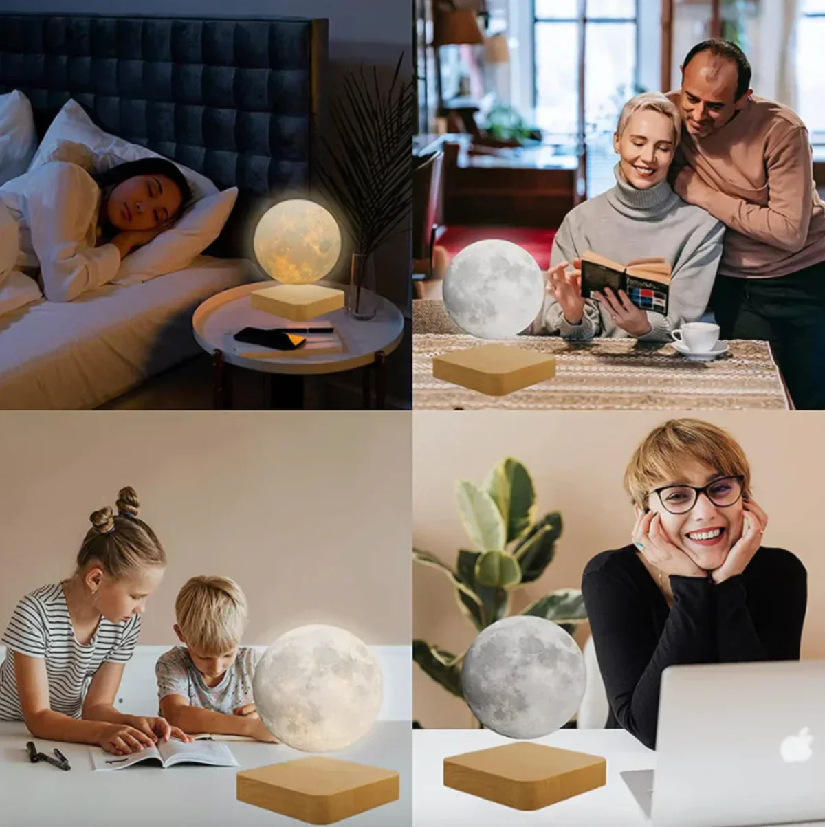 LED Moon Lamp for Home Decor - Atmospheric Lighting