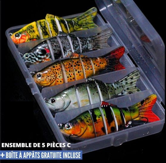 Aquatic Master 5-Part Lure Set