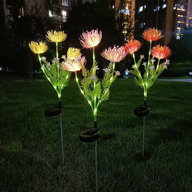 Solar-Powered Blooming Garden Light | Weather-Resistant Flower Stake