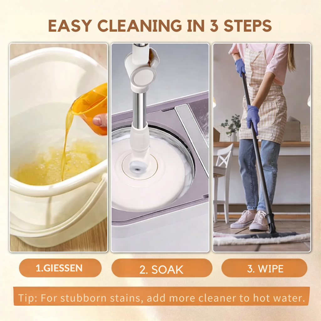 All-in-One Floor Cleaner & Polish for Effortless Shine