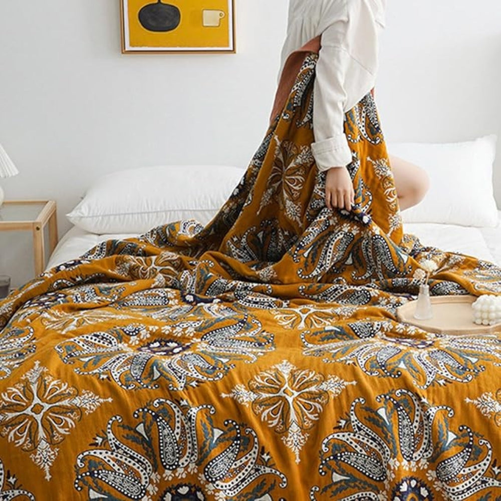Serene Retreat Reversible Cozy Quilt