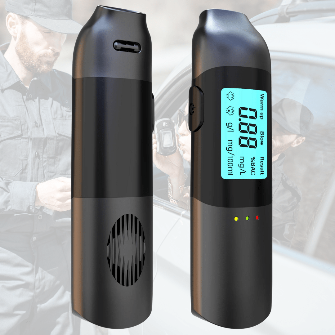 Digital Breathalyzer with USB Recharge – Quick and Accurate Results