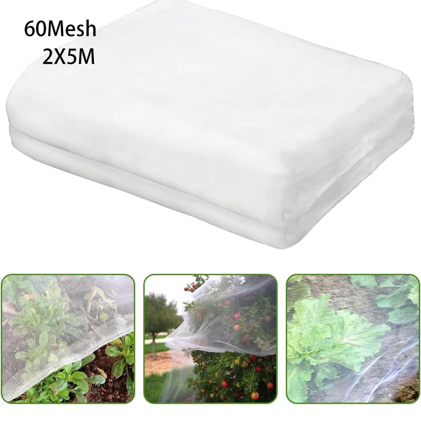 Breathable Insect Net for Effective Plant Protection