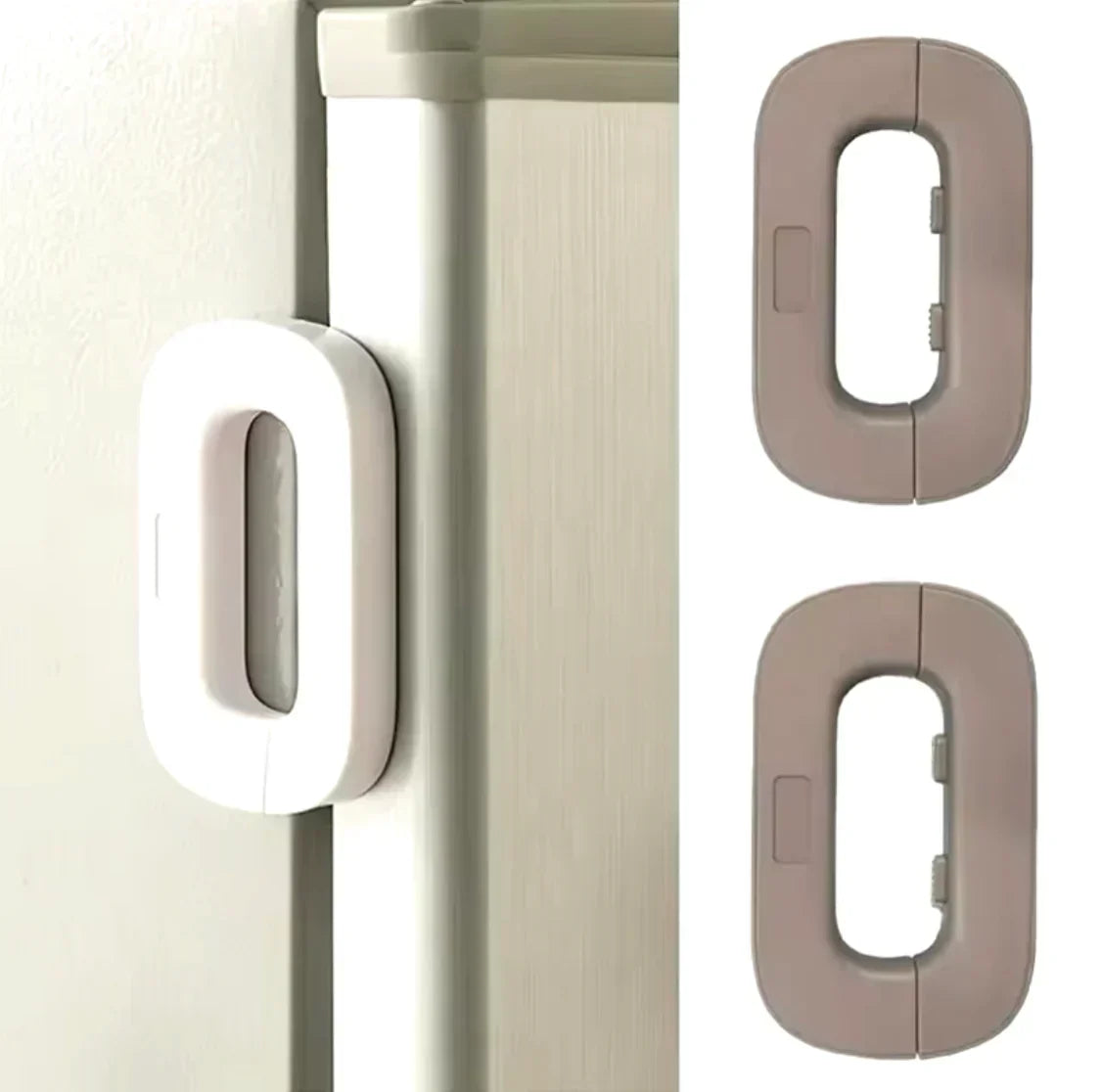Child Safety Lock for Refrigerators and Cabinets | Dual Button Mechanism