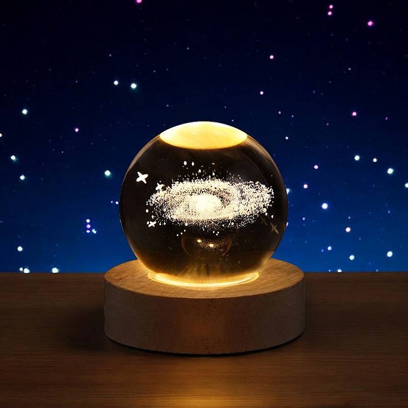 3D Crystal Sphere Lamp