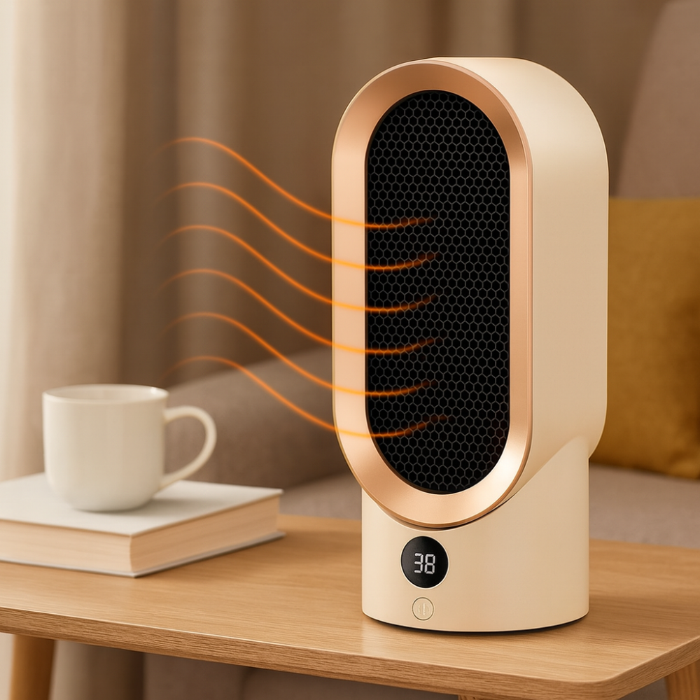 Powerful Electric Heater in a Compact Design