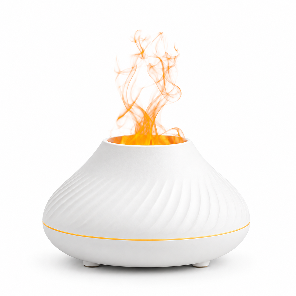 Portable Mist Maker with Flame Illumination | 130ml Aroma Diffuser & Night Light