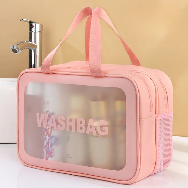 AquaGuard Travel Organizer | Waterproof Clear Toiletry Bag
