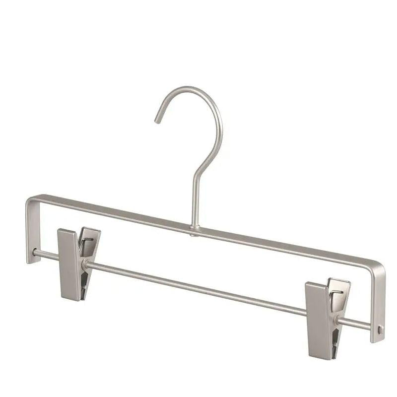 Matte Non-Slip Trouser Hangers – Set of 5 with Clip Design