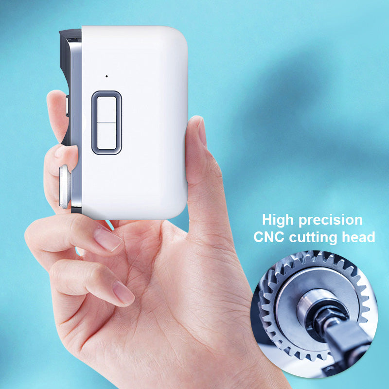 Electric Nail Trimmer with Rechargeable Battery for Gentle Grooming