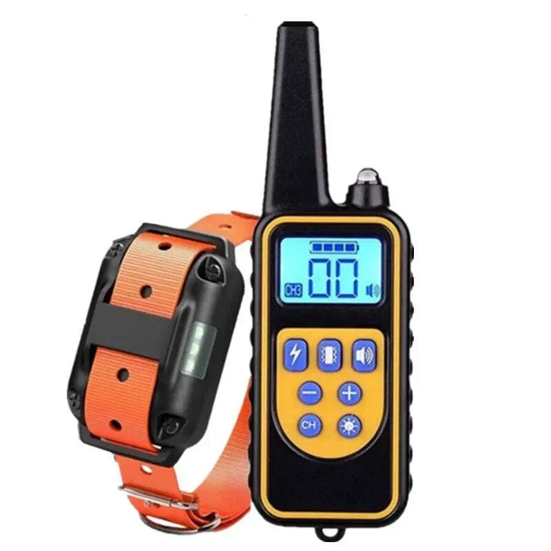 Waterproof Electronic Dog Bark Collar – Remote Control with Long Range