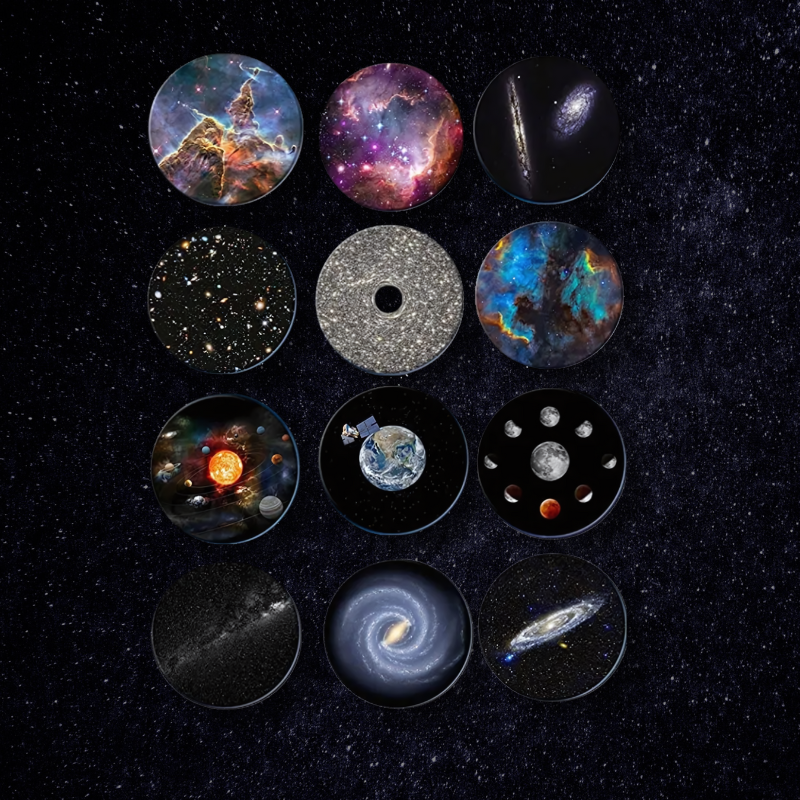 4K Galaxy Projector – Rotating Starry Sky with 12 Cosmic Scenes