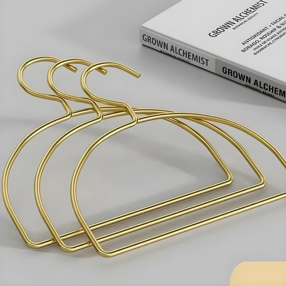 Elegant Curved Scarf Organizer | Set of 4 Space-Saving Hangers