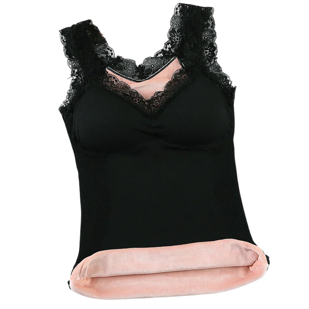 Cozy Thermal Sleeveless Top for Cold Weather