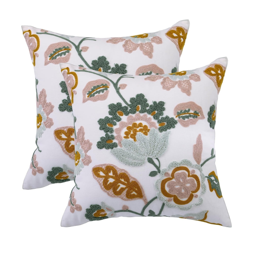 Rustic Blossom Decorative Cushion Cover