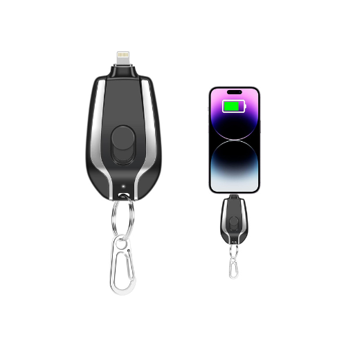 On-the-Go Power Hub with Keyring Attachment