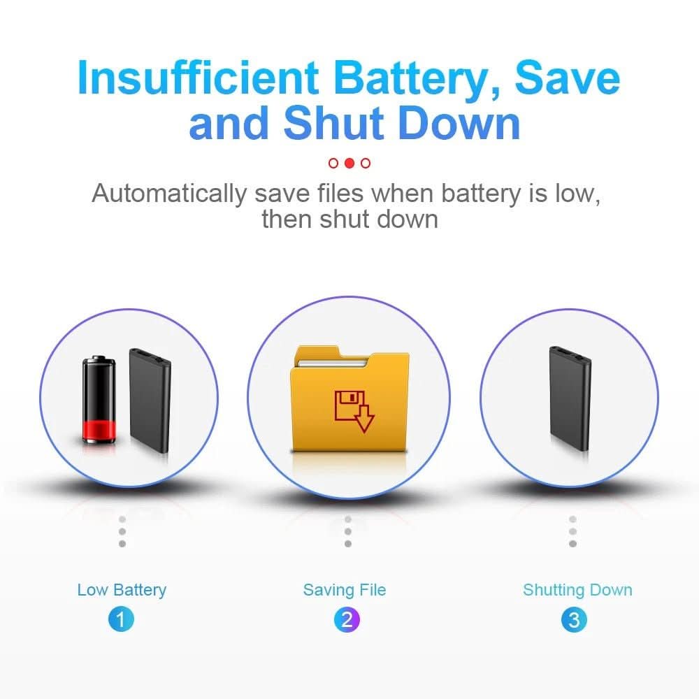 Pocket-Sized Voice Recorder | 50-Hour Battery Life | Sleek Design