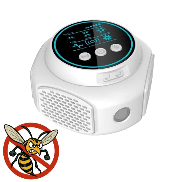 Ultrasonic Wasp and Hornet Repellent Plug-In – Chemical-Free Home Protection for 3200 sq. ft.