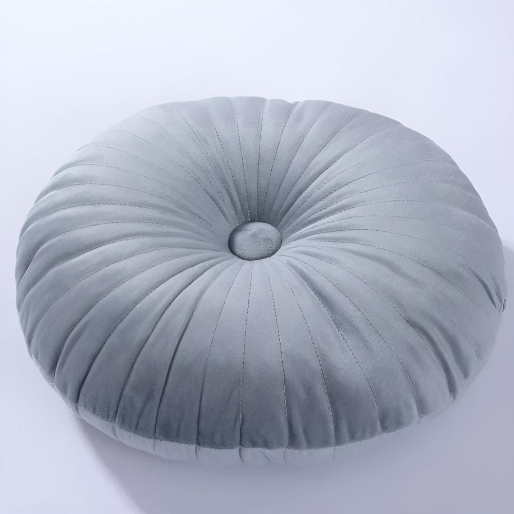 Whimsical Pumpkin-Shaped Cozy Cushion