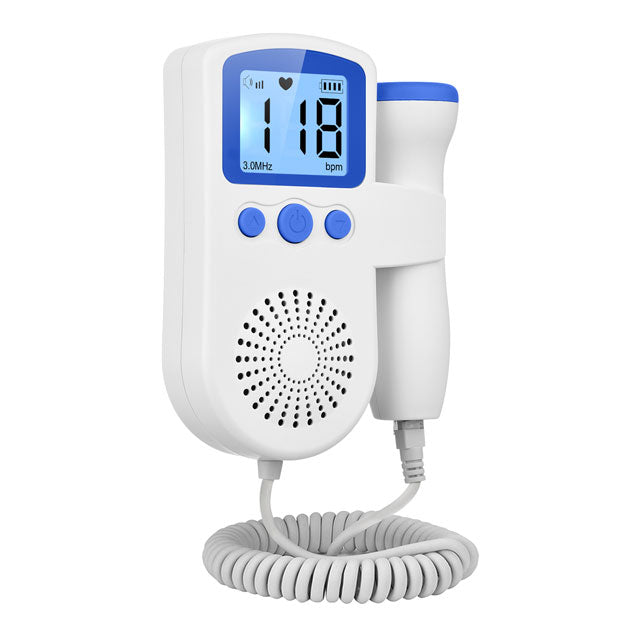 Compact Fetal Heartbeat Monitor for On-the-Go Use