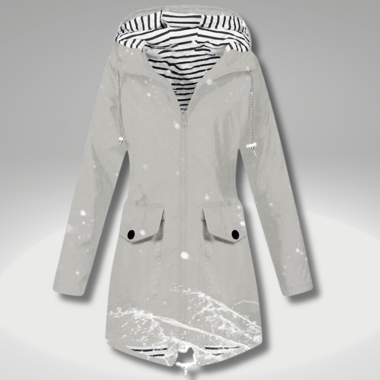 RainShield Waterproof Trench Coat