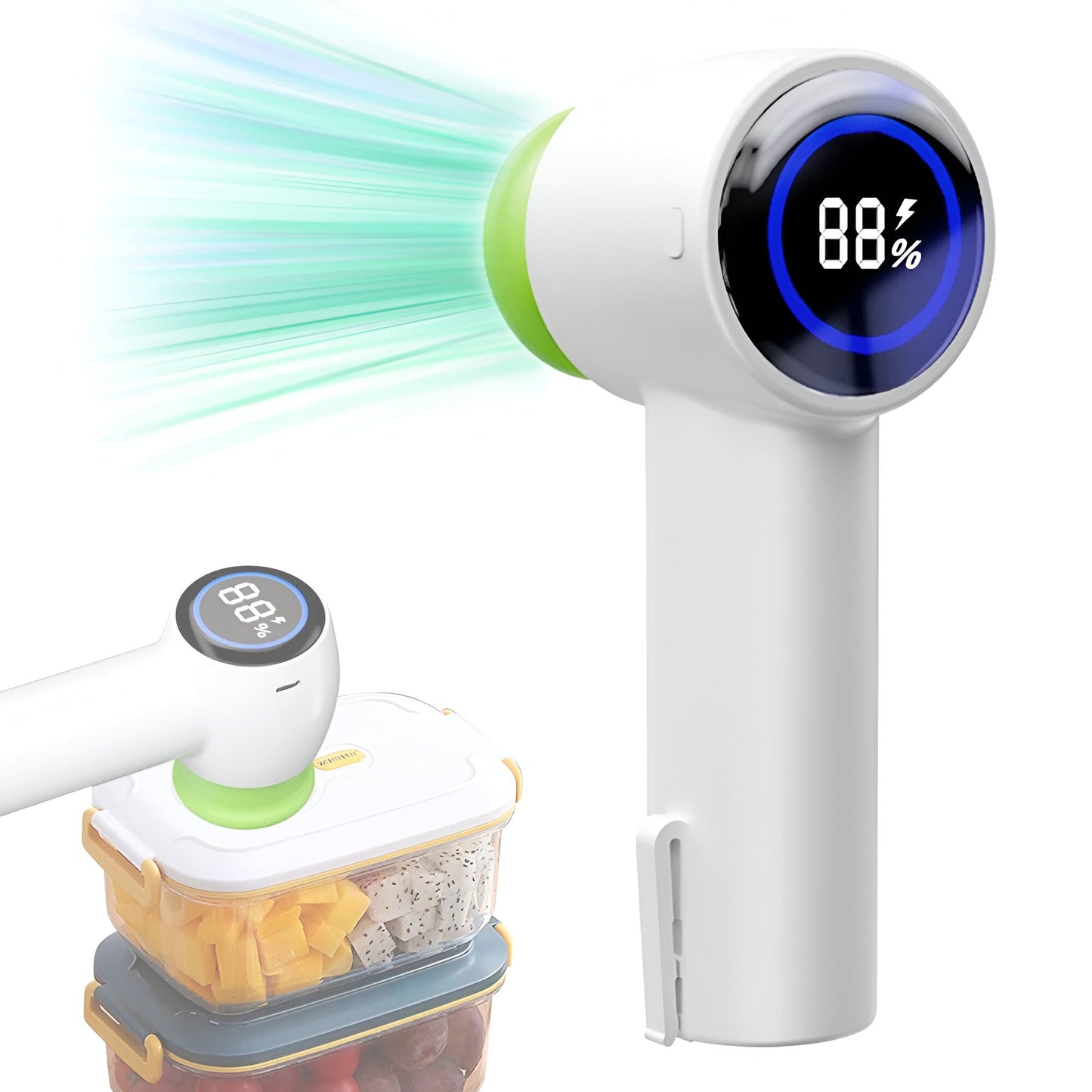 Portable Vacuum Sealing Machine for Jars and Stock with USB