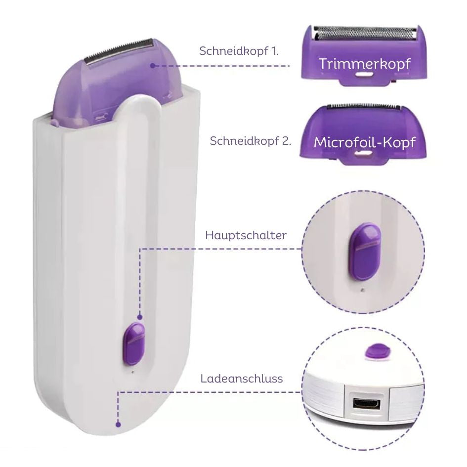 Effortless Hair Removal Device for Women | Gentle Oscillation Technology