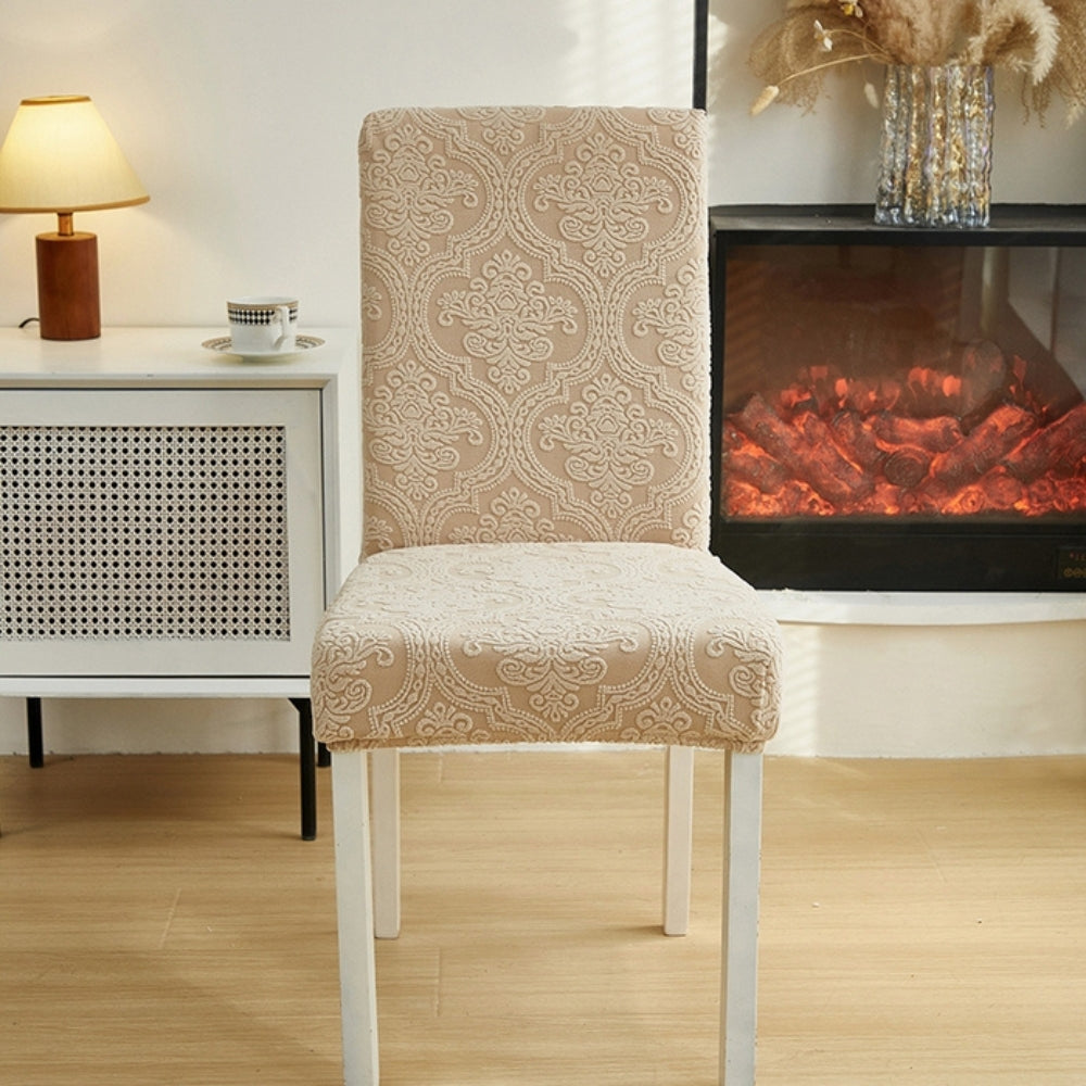 Sophisticated Jacquard Chair Cover for Elegant Spaces