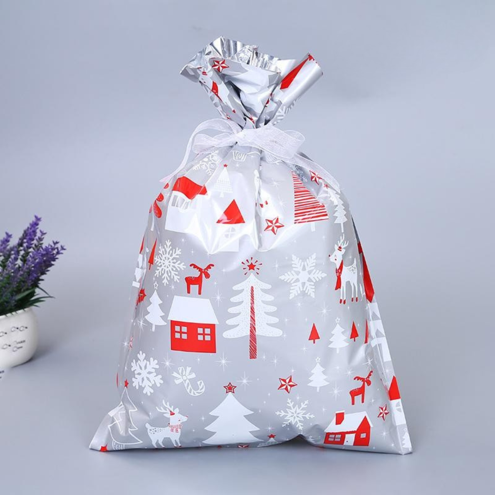 Eco-Friendly Christmas Gift Bag - Reusable Holiday Packaging