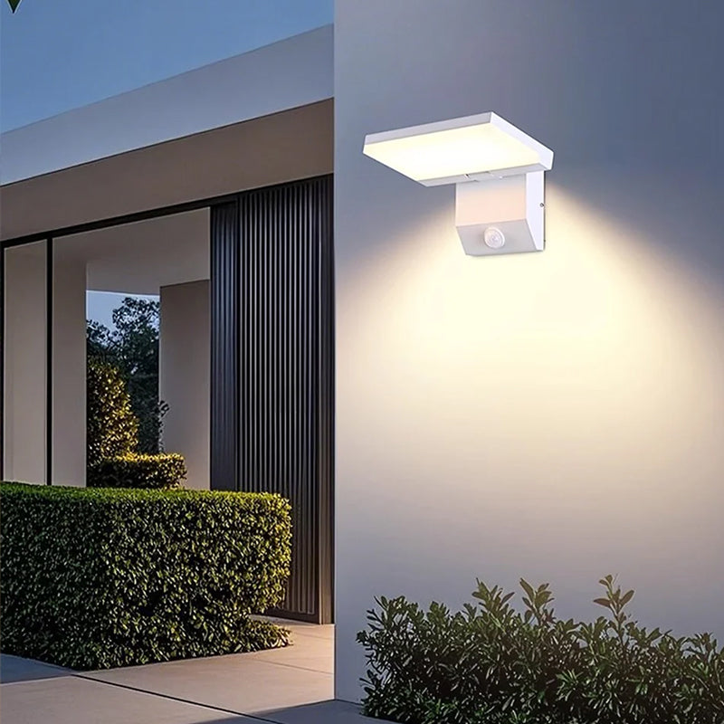 Automated Outdoor LED Wall Light, 18W, All-Weather Design