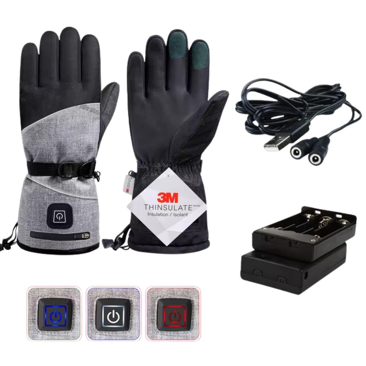 Rechargeable Heated Gloves for Adults