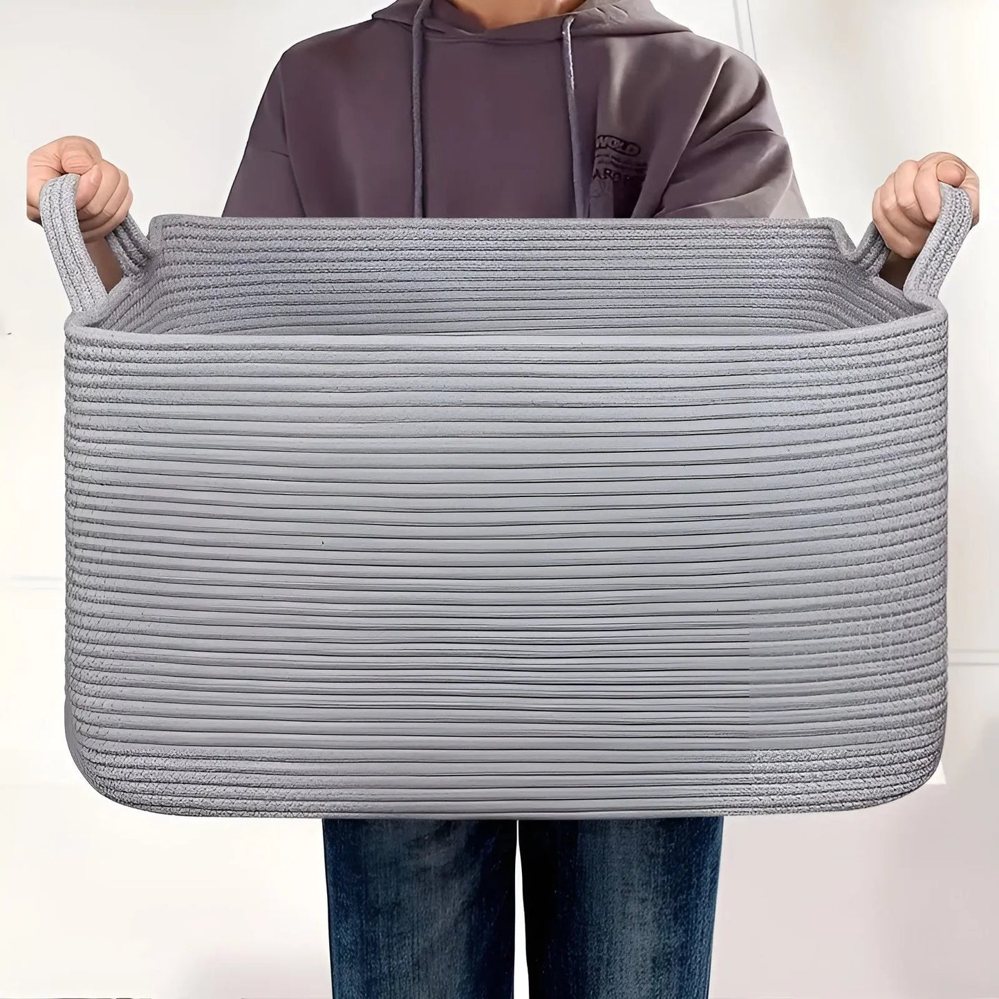 Stylish Storage Basket | Durable Woven Design | Easy Carry Handles
