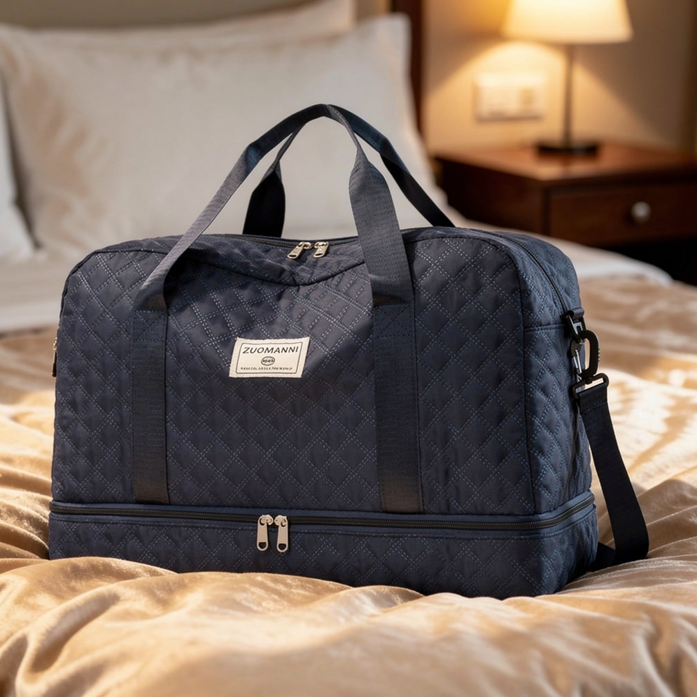 TravelMate Duffel Bag with Separate Shoe Compartment