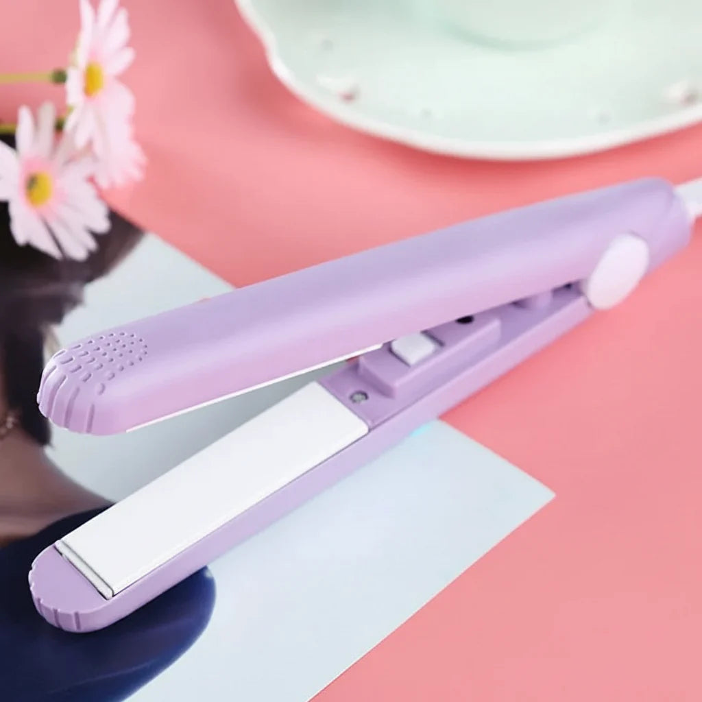 Compact 2-in-1 Hair Straightener & Curler | Quick Heat Up