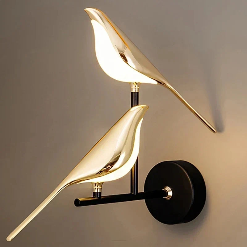 Elegant Adjustable Bird-Inspired LED Wall Light