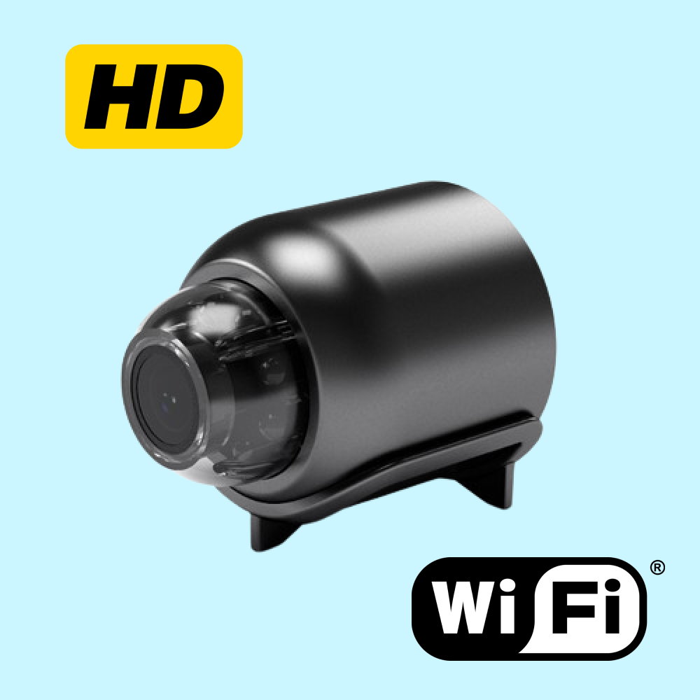 High-Definition Compact Camera Featuring Remote Access and Wide-Angle Lens
