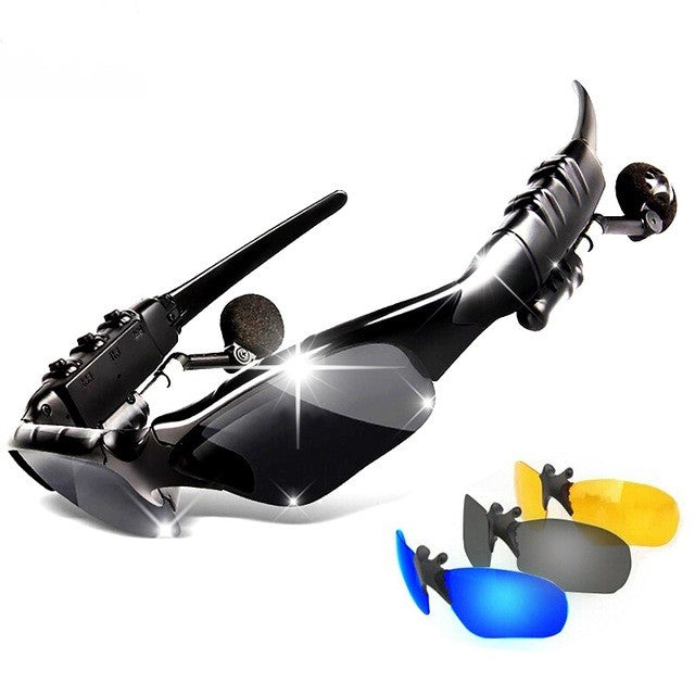 Bluetooth Sunglasses with Wireless Headset for Sports Activities