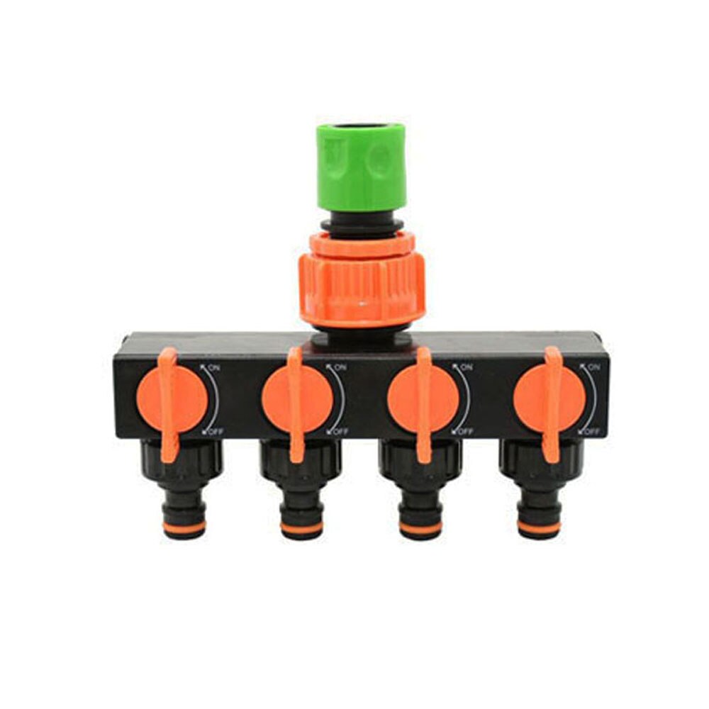Garden Hose Water Splitter with 4-Way Outlet