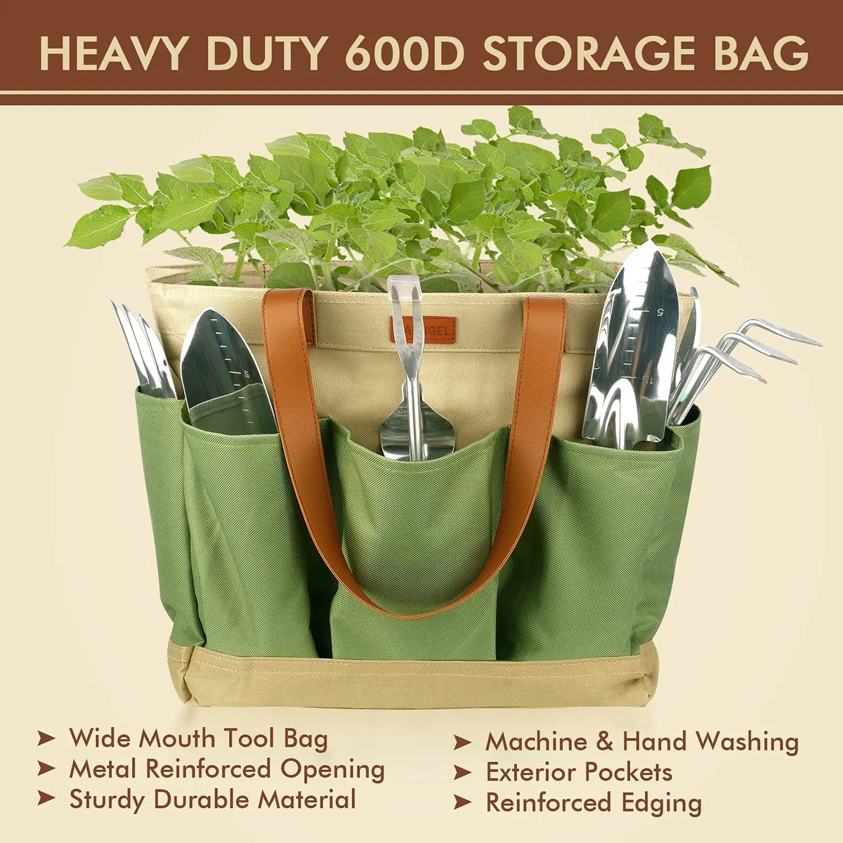 Complete Gardening Essentials Set with Ergonomic Handles