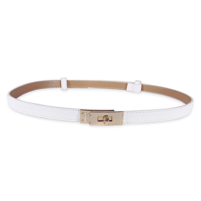 Women's Leather Belt with Adjustable Fit