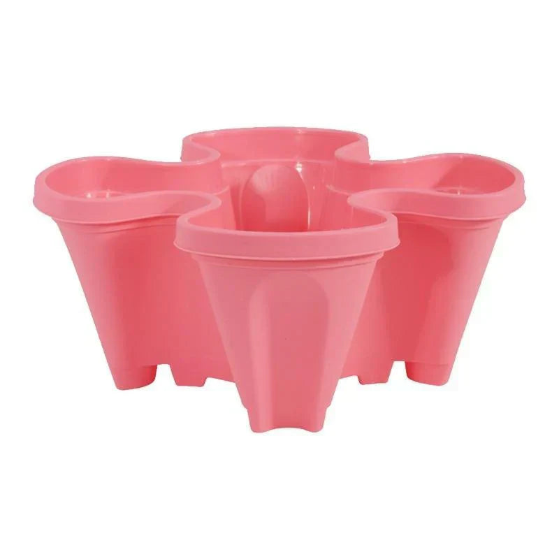Wheeled Stackable Pots for Vertical Gardening