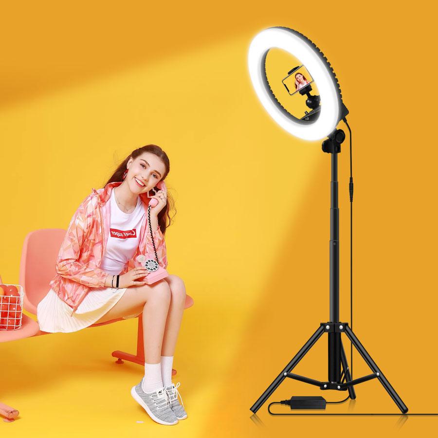 Illuminate Your Content: Versatile 14-Inch LED Ring Light
