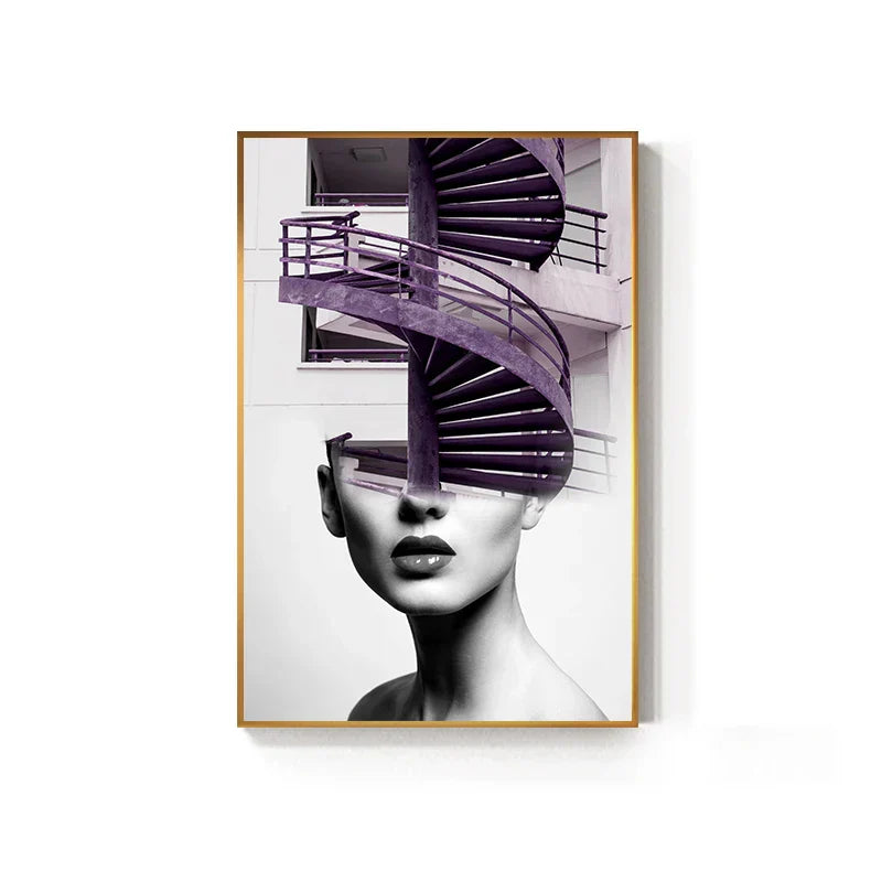 Chic Architectural Canvas Prints for Modern Spaces