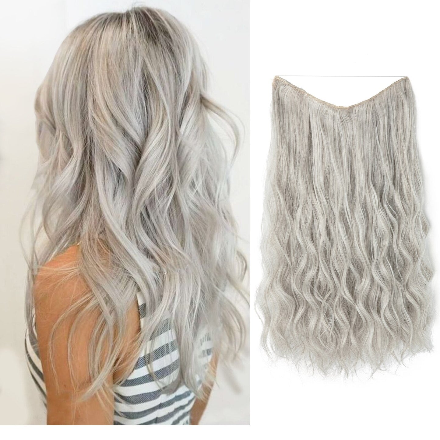 Instant Volume Hair Extensions | Invisible Halo Design | LuxeLocks