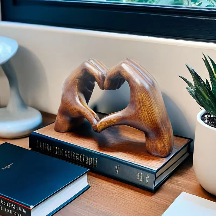 Love Symbol Ornament – Heart Hands Home Decoration and Gift