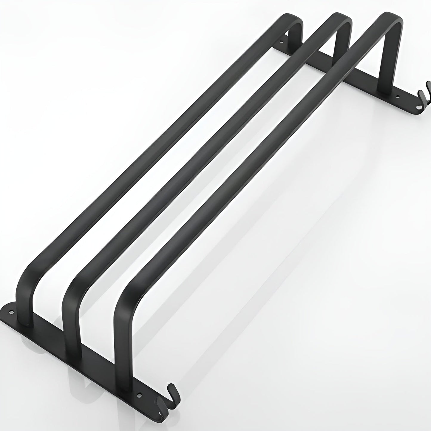 3-Tier Wall-Mounted Towel Rack – Aluminum Space-Saving Solution