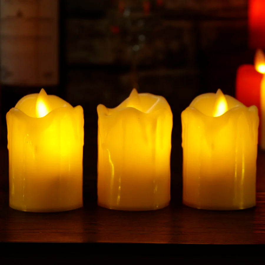 LED Candles for Evening Events and Celebrations - Safe and Reliable