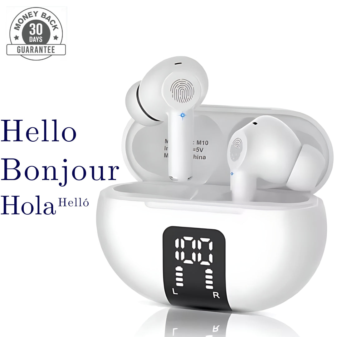 LingoLink Earbuds – Effortless Translation in 144 Languages with Noise Isolation